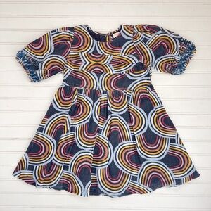 PINK CHICKEN Rainbow Sequin Evelyn Dress